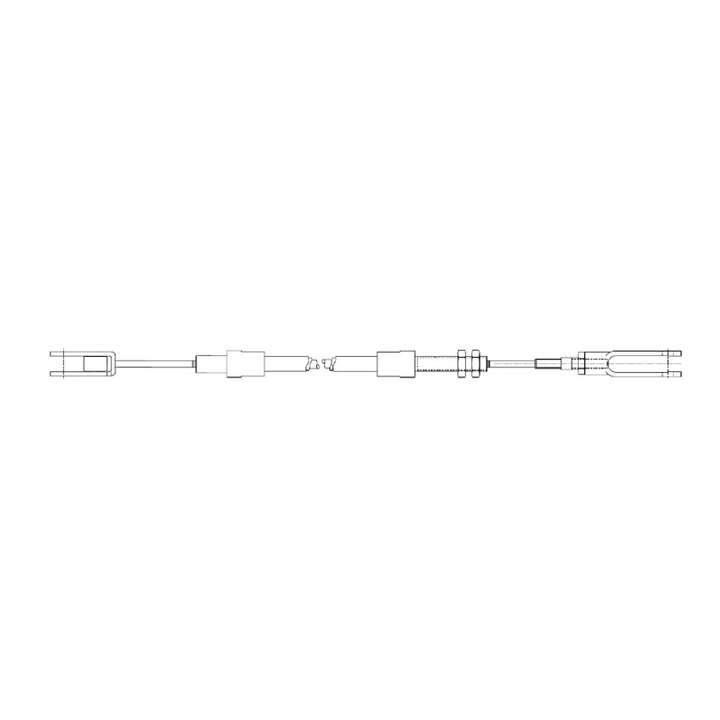 TBB 61170309 ASSY,BRAKE CABLE
