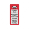 TBB 61190201 LABEL-FAN WARNING