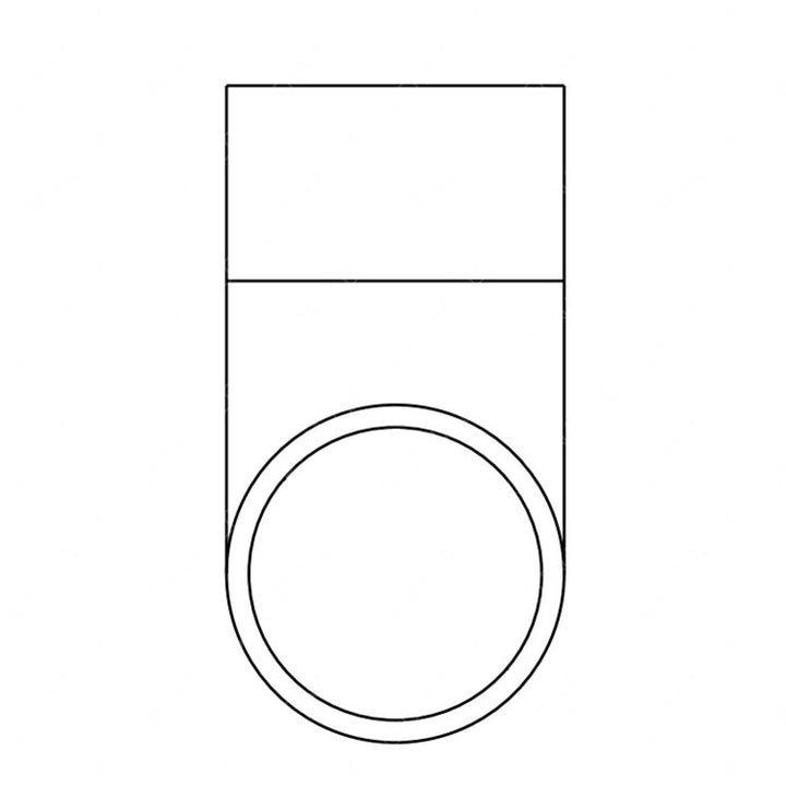 TBB 61190735 ELBOW 3IN ID, SILICONE 5IN LEGS