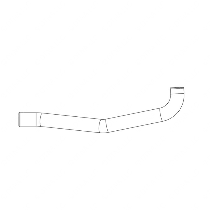 TBB 61190747 CAC PIPE,TURBO TO CAC CUMMINS ISB 2007,