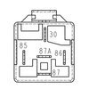 TBB 61201114 RELAY-CONTROL,W/MTG.