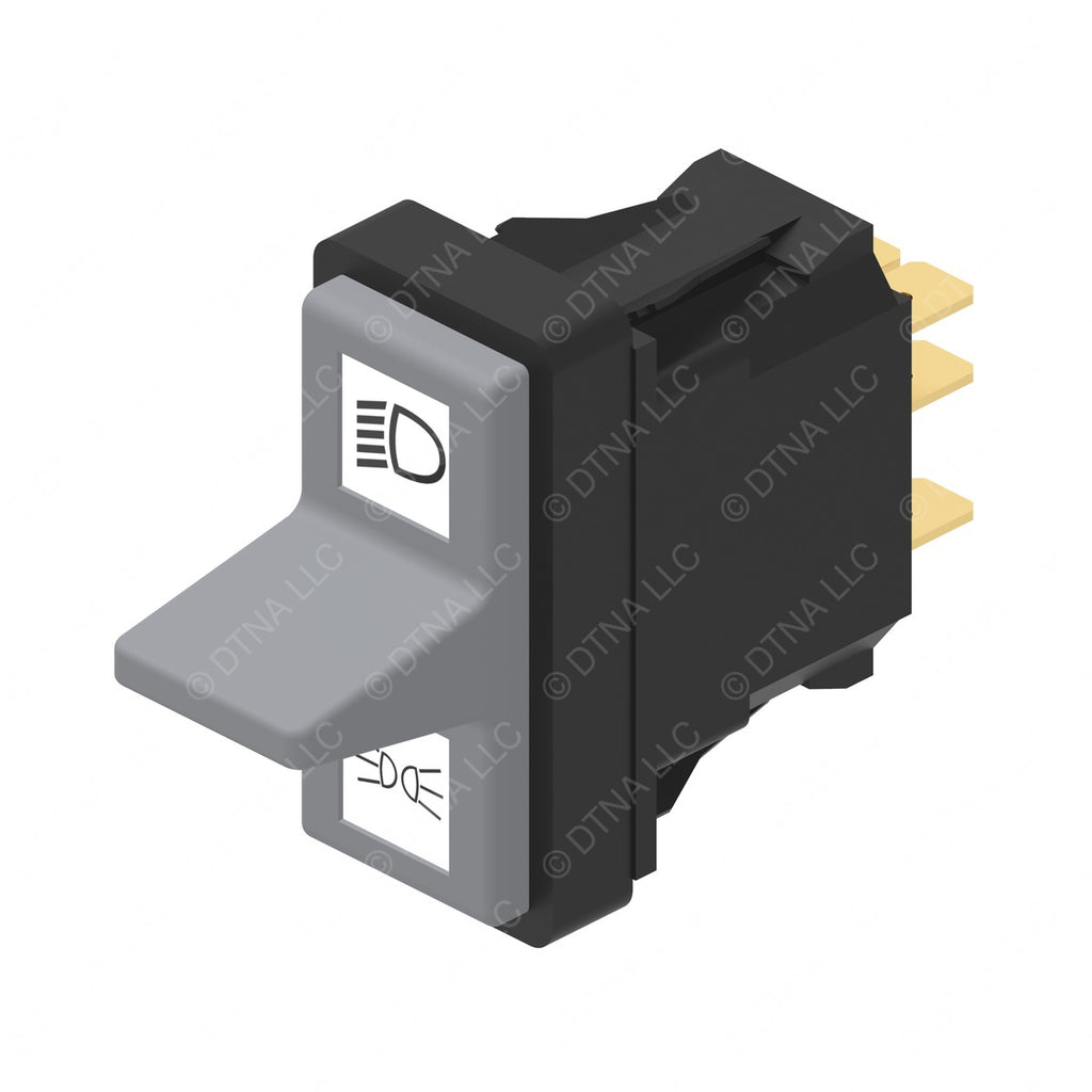 TBB 61201513 SW RCKR DPDT HDLITE/