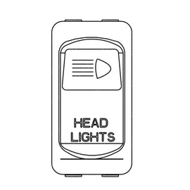 TBB 61202104 HEADLAMP ROCKER DPDT SWITCH