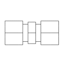 TBB 61270507 UNION 1/2 TUBE