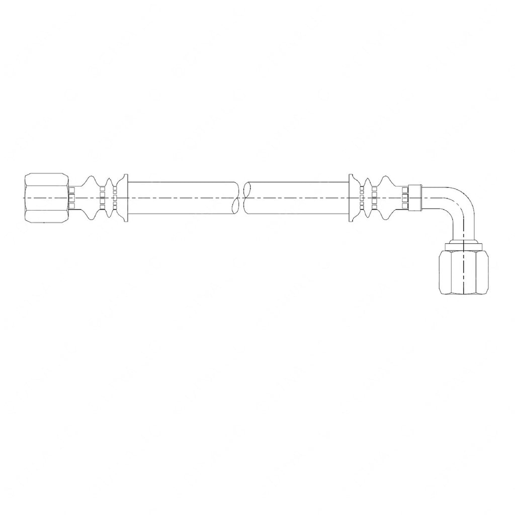 TBB 61270804 HOSE ASM.,1/2 ID X25.5 CNG
