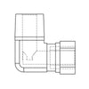 TBB 61360662 90 DEG MALE ELBOW A