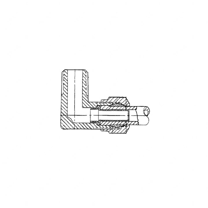 TBB 61360664 90 DEG ELBOW ASY 3/8