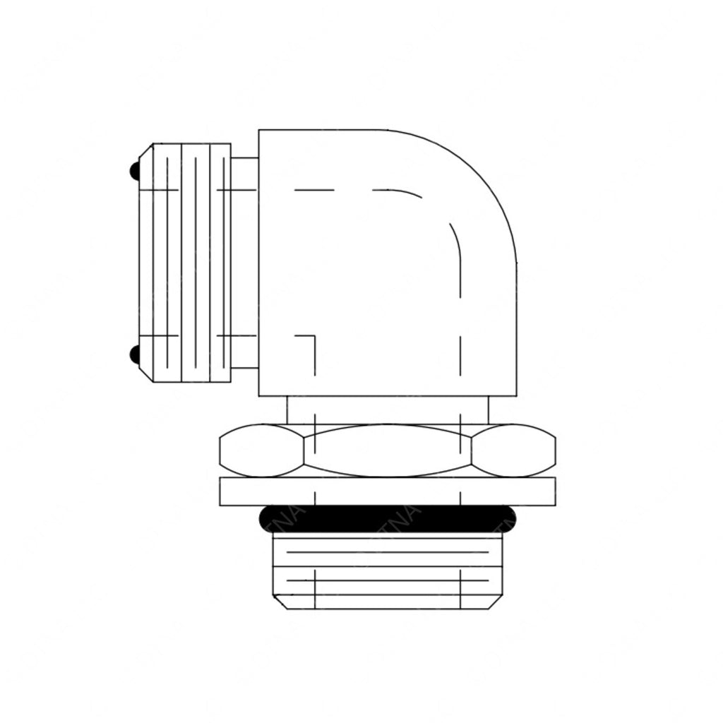 TBB 61360940 CONNECTOR-ELBOW 90 DEGREE