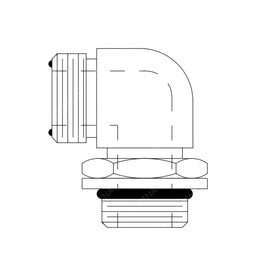 TBB 61360940 CONNECTOR-ELBOW 90 DEGREE