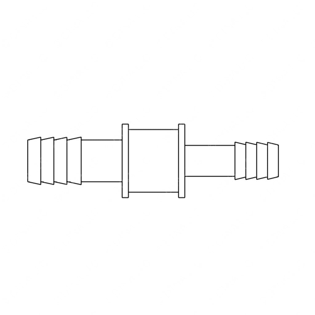 TBB 61361082 HOSE COUPLER STRAIGHT .5 TO .375