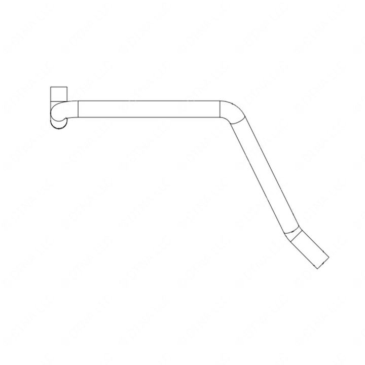 TBB 62192461 HOSE FORMED RUBBER 1IN ID CAT C7 EF