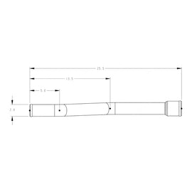 TBB 62192573 UPPER RAD PIPE