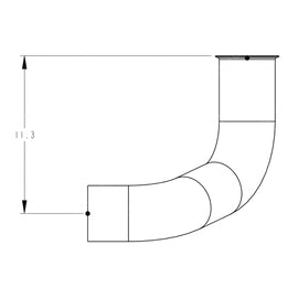 TBB 62241350 EXHAUST PIPE,TURBO TO ATD MERCEDES 2007