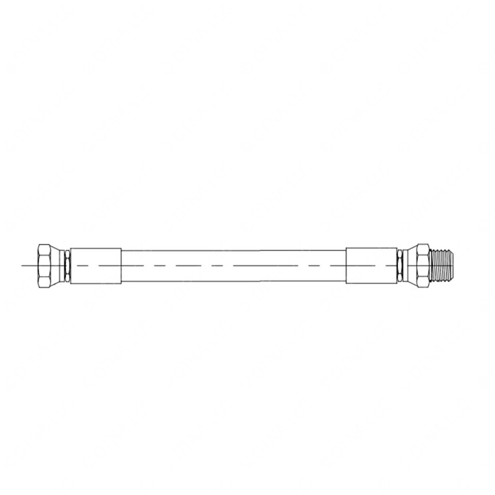 TBB 62320489 HOSE ASM PWR STEERING RETURN 452IN.