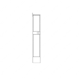 TBB 64005100 DOOR - RR LEAF WELDED