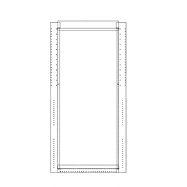 TBB 64006863 FRAME ASM,SIDE EMERG DR,28.75IN 73IN HR