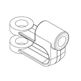 TBB 64007122 YOKE OFFSET 5/8-18