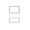 TBB 64008497 REAR DOOR SHELL FLAT W/LOWER GALVA PANEL