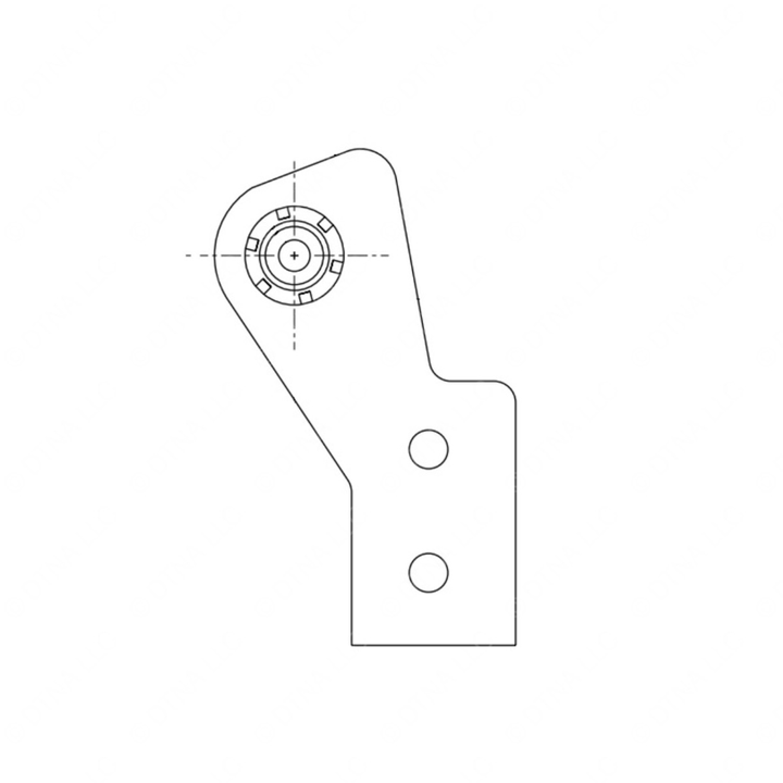 TBB 64008868 DR BRACKET ASSY STD M6