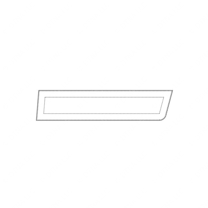 TBB 65001942 END PAD ASM,BLK,RS,LUGGAGE RACK TUBULAR