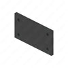 TBB 65002190 Plate Ctr Post Bottom Topless Lugg Compt