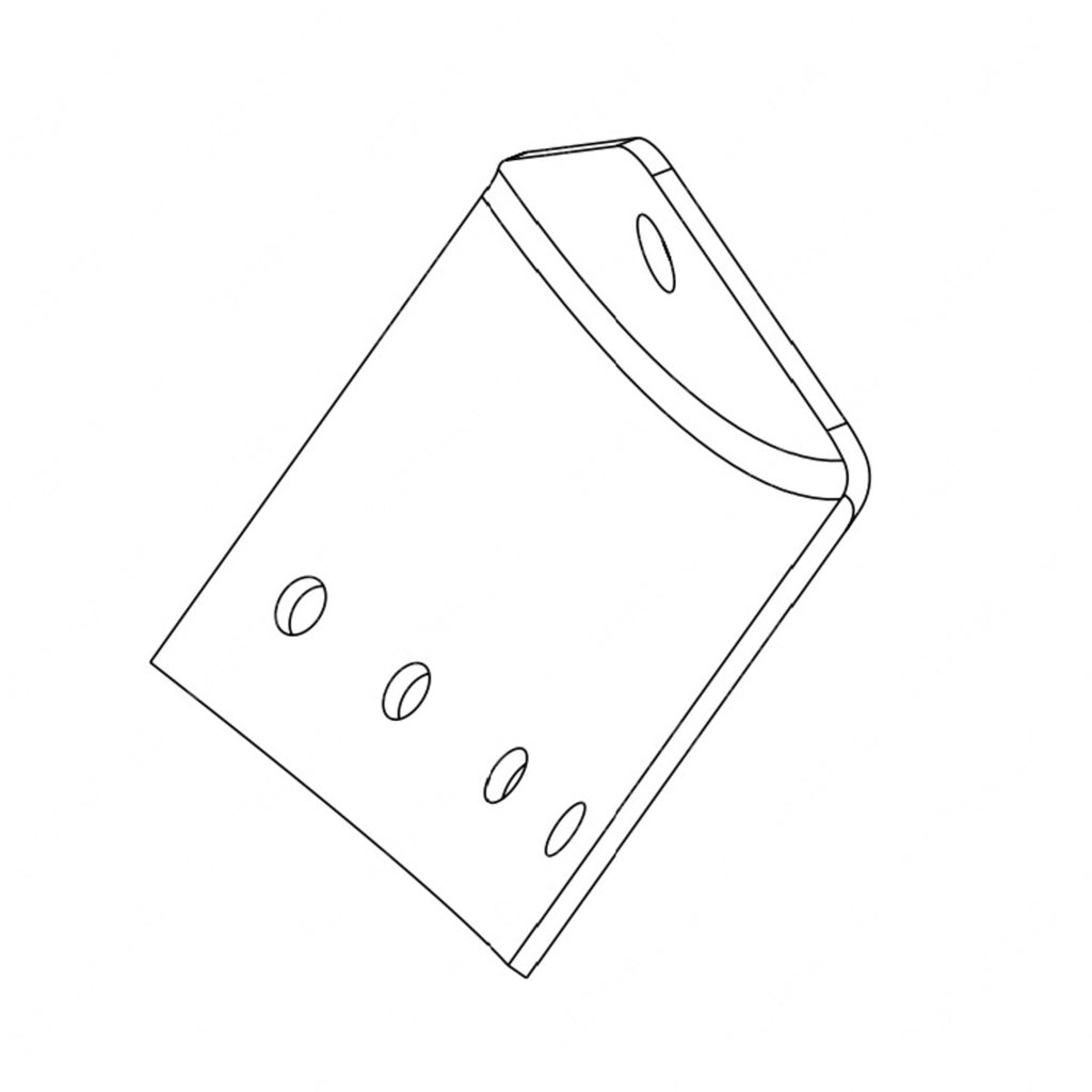 TBB 65004003 BRKT-CURVED SHOULDER