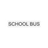 TBB 65007771 DECAL -SCHOOL BUS, 8.00IN  LTRS BLACK