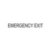 TBB 65007885 DECAL,EMERGENCY EXIT