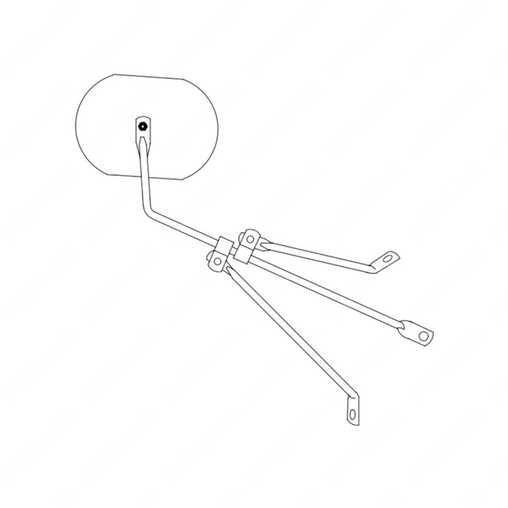 TBB 65007938 MIRROR CROSSVIEW ASM 330 A NON HTD