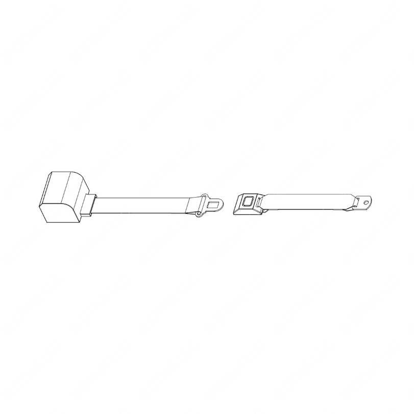 TBB 65007967 SEATBLT PASSENGER