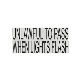 TBB 65011956 DECAL UNLAWFUL TO PA