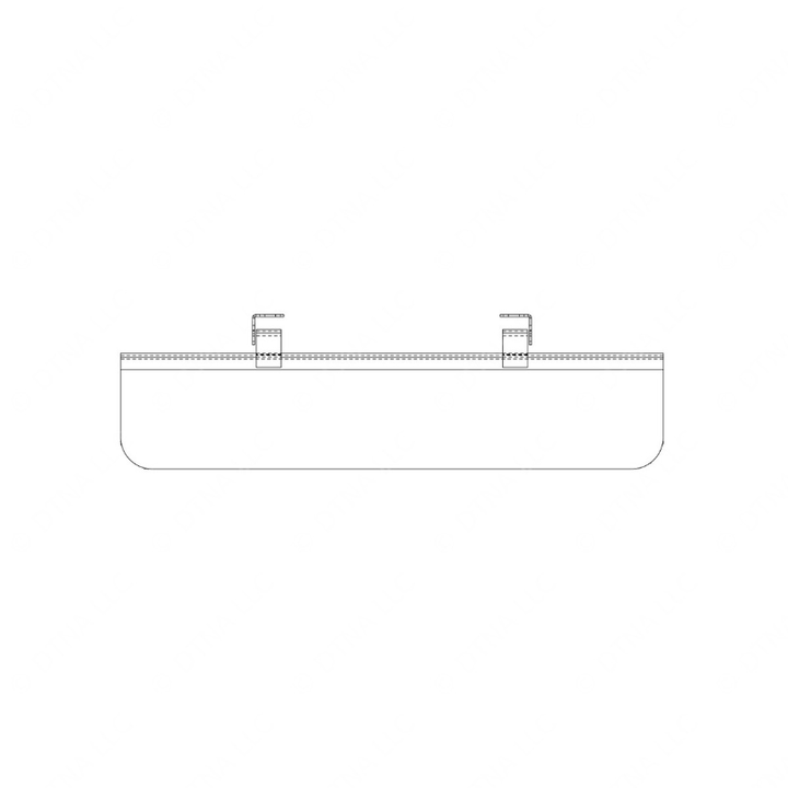 TBB 65011962 VISOR, SUN ACRYLIC