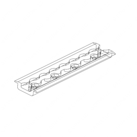 TBB 65012220 TRACK,FLANGED,EXTRUDED AL,SERIES L,