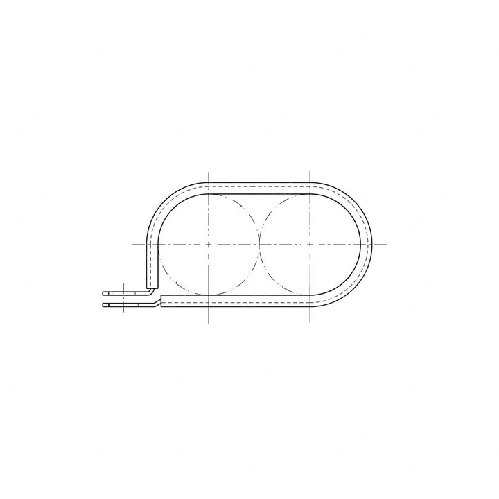 TBB 66000569 CLAMP CUSHIONED SUPT