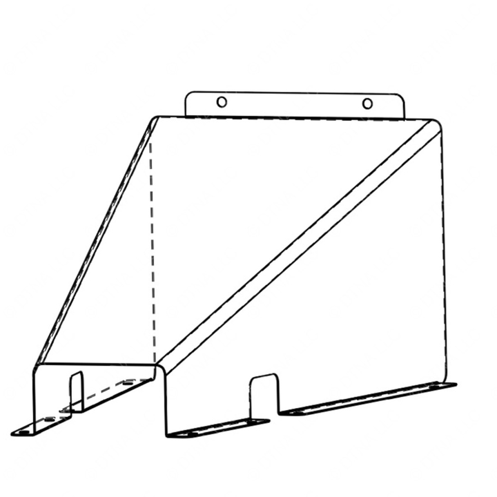 TBB 66001329 COVER - HOSES A/C BOTTOM