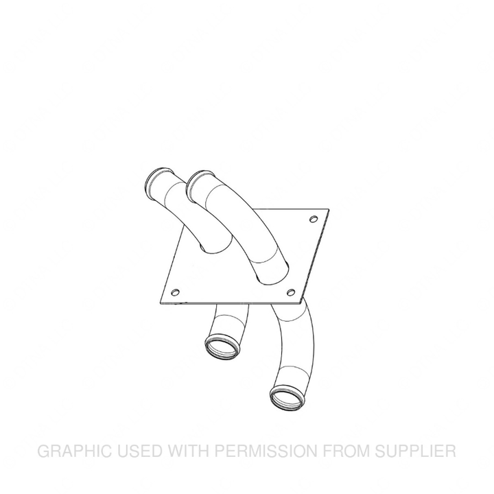 TBB 66005148 HTR PLUMBING ASM AT SWITCH CAB BULKHEAD