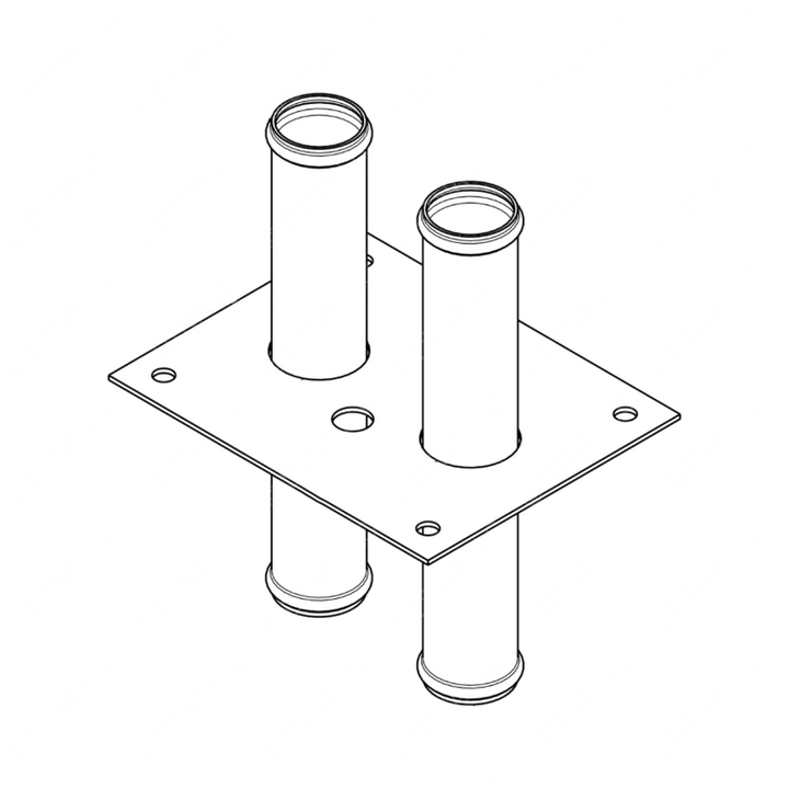 TBB 66005149 WELDED PLATE ASSY, HEATER HOSE