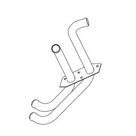 TBB 66005150 WELDED PLATE ASM HEATER HOSE ADAPTER