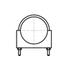TBB 67000085 Clamp Muffler 1 5/8