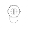 TBB 67000780 CYLINDER LOCK KEY OPERATED (CH 545)
