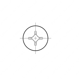 TBB 69002129 SCREW, MACHINE - 1/4 - 20