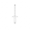 TBB 69005021 RIVET - POP, 3/16X 9/1
