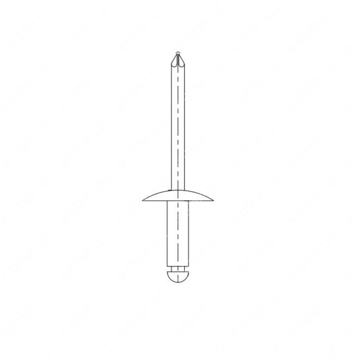 TBB 69005021 RIVET - POP, 3/16X 9/1