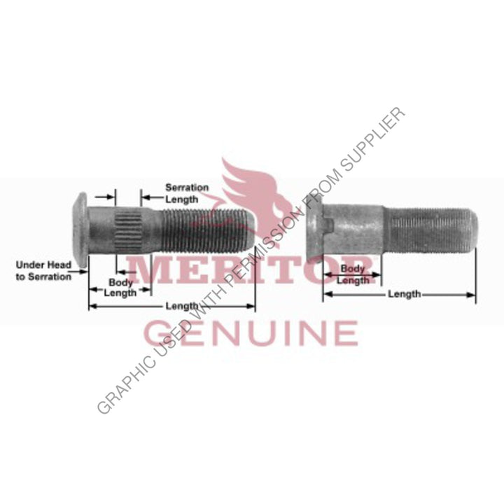 TDA 20X1776 WHEEL STUD