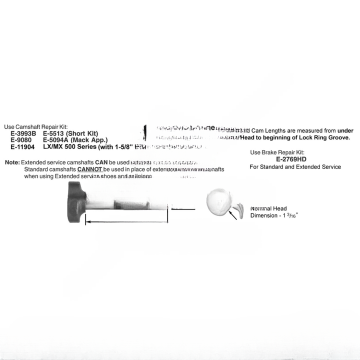 TDA 2210V7536F CAMSHAFT CONV KIT