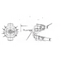 TDA A1 3111V3272 KNUCKLE ASSEMBLY, EASY STEERING, L.H.