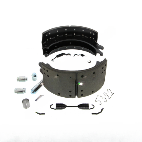 TDA KEG4515Q BRAKE SHOES KITS,NEW LINED,16-1/2 X 7 IN