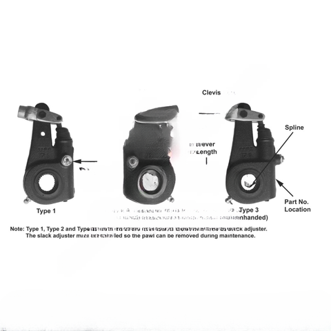 TDA R802316 BRAKE SLACK ADJUSTER 1.50-10