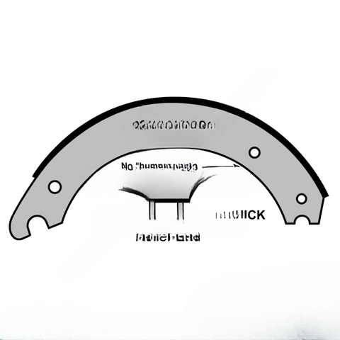 TDA SR4034707QP BRAKE SHOE AND LINING ASSEMBLY