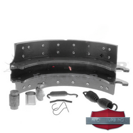 TDA XKMG24514Q REMAN RELINED BRAKE SHOES